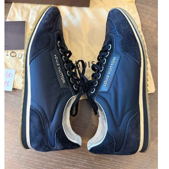 Louis Vuitton Navy Racing Sneakers Shoes Men size US 11 w/ Box + Dust Bags main image 4